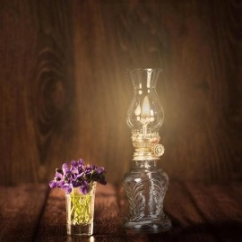 Handheld Oil Lamp Retro Kerosene Lamp Camping Light Flame Light Lantern Vase Shape Oil Lamps Nightlights Camping Lamp Tools